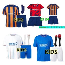 23 24 Glasgow Rangers Soccer Jerseys 2023 2024 Home blue Sakala KENT TAVERNIER MORELOS COLAK Hogan Football Shirt Kids Kit fans camiseta de