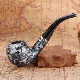 Smoking Pipes Hot selling sepiolite resin pipe, detachable Philtre tip, old-fashioned hammer, fire-resistant rubber pipe