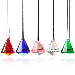 Chandelier Crystal 1PC Colourful Diamond Ball Home Parts Garden Sun Catcher Bird Repellent Christmas Decoration Pendant Crafts