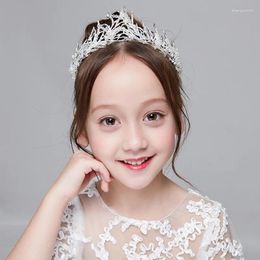 Hair Clips Bridal Accessories Children's Crown Tiara Rhinestone Birthday Gift High-quality Fashionabl