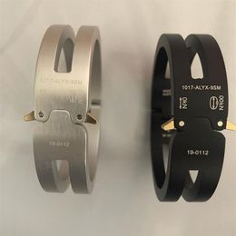 2020 ALYX Bracelet Men Women Fashion Casual ALYX Track Aluminium Alloy Bracelet Unisex Couples305u