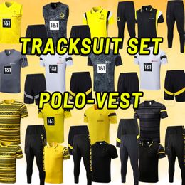 HAALAND REUS 23 24 dortmund soccer tracksuits 2023 2024 football shirts BELLINGHAM REYNA BRANDT EMRE CAN HALLER Guerreiro Vest POLO training set