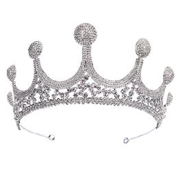 White beautiful Princess Headwear Chic Bridal Tiaras Accessories Stunning Crystals Pearls Wedding Tiaras And Crowns 12105267j