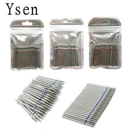 Set Nail Manicure Set 50 pcs/set drill bit set for nails Cutter Dental Diamond Grinding Polish Burs Dental Lab Polisher 2.35mm Shank N