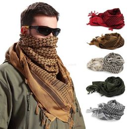 Scarves Summer Women Tactical Arab Scarf Men Fashion Lightweight Hijab Scarf Spring Army Plaid Head Scarf Keep Warm 2020 New Hot SaleL231218