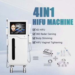 2024 Newest 4IN1 hifu for skin tighten machine Other Beauty Equipment face salon wrinkle removal Body shaping vaginal tightening beauty salon