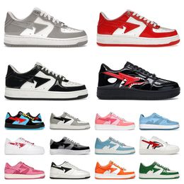 Shark Black Designer Shoes For Men Women Bapestass Grey Black Camo Combo Bapestar Pink Orange Green Tokyo Sports Sneakers Bapestaly Mens Shoes Trainers