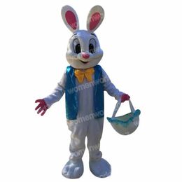 Halloween Rabbit Mascot Costume Simulation Cartoon Character Outfits Suit Adults Size Outfit Birthday Christmas Carnival Fancy Dress