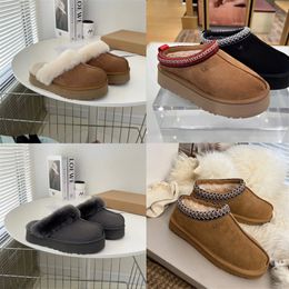 Designer Outdoors Snow Sports fluffy slipper australia platform slippers ug scuffs wool shoes sheepskin fur real leather classic brand casual women men Snowshoes