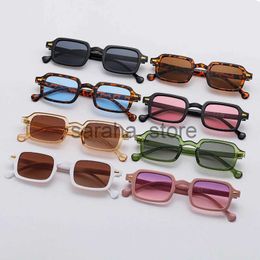 Sunglasses Luxurious Rectangle Sunglasses Women Oval Vintage Brand Designer Square Sun Glasses Men Shades Female Eyewear Anti-glare UV400 J231218