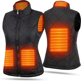 Women's Vests Women Heating Vest Autumn and Winter Cotton USB Infrared Electric suit Flexible Thermal Warm 231218