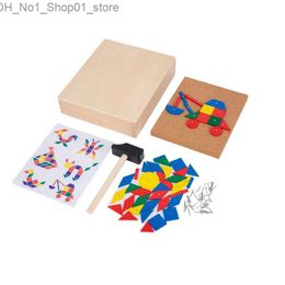 Sorting Nesting Stacking toys Montessori Toys Nailing Game Practical Materials Fine Motor Skill Preliminary Exercise Early Childhood Education Q231218