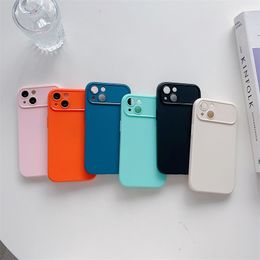 Soft Silicon Case For iphone 15 14 13 12 11 Pro max XS Max X XR Shockproof Fashion Candy Colours back Cover TPU Shell Factory Price