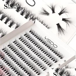 False Eyelashes 200 Bundles Eyelash Extension 10 Rows 3D Mink Russian Volume Lashes 30D Cluster Individual Cilia Makeup Tool Drop De Dhc16