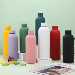 Water Bottles Mini Insulated Stainless Steel Bottle Of Thermal 350ml 500ml 750ml For Men Women Children