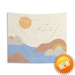 Sun tapestry aesthetic Boho decor Beach Tapestry Nature Minimalist tapestry Vintage wall decor Boho nursery decor hangingHome Decoration