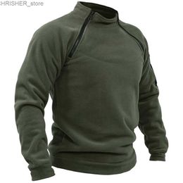 Giacche tattiche Giacca tattica da uomo americana per esterni Abbigliamento da caccia Cerniere calde Pullover in pile Uomo Antivento Cappotto invernale primaverile Felpe con cappuccio termicheL231218