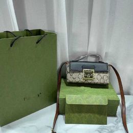 2024 New Designer women's crossbody shoulder Summer Single Crossbody Women's Lock Buckle Fashion Moonlight Treasure Box Letter Bag bag