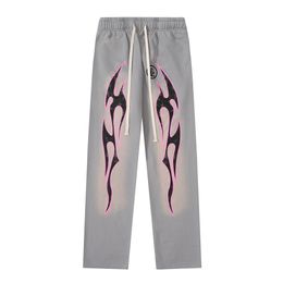 Pantalones vaqueros para hombre moda Hellstar pantalón ropa corta Pink Jogger Yoga hellstars pantalones de chándal diseñador Pantalones deportivos Pantalones casuales para mujer