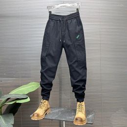 Men's Pants Autumn/Winter Fashion Brand Work Clothes With Leggings And Plush Loose Versatile Ruffian Youth Casual