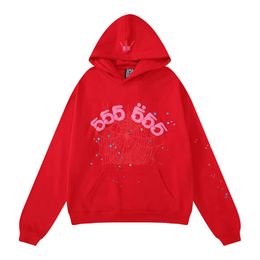 Spider Hoodies Young Thug Men Women Hoodie High Quality Foam Print Spider Web Graphic Pink Sweatshirts Y2k Pullovers S-2xl Designer Hoody Tracksuit DY00