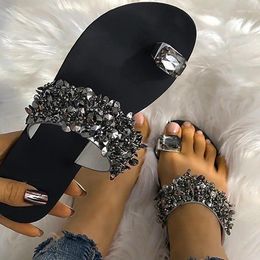 Slippers Big Size Soft Summer Women's Shoes Rubber Flip Flops Glitter Slides Pantofle Comfort Hawaiian Flat Jelly 2023 Scandals