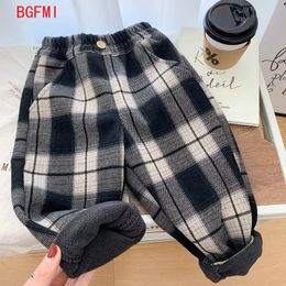 Leggings Tights Winter Boys Thick Pants Kids Plus Velvet Warm Trousers Children Padded Cotton Long Autumn Casual Sports 2 10 Yrs 231218