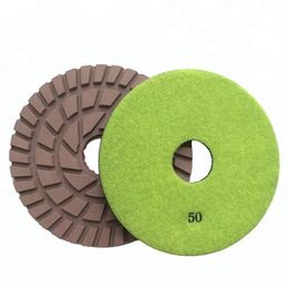 10 Pieces 7 Inch D180mm Dry Polishing Pads 7mm Thickness Grinding Disc Resin Pads for Concrete and Terrazzo Floor281a