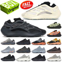 with box Designer Shoes running shoes Trainers Alvah Azael Solid Grey Magnet Blue Cream black Bright Blue Salt static Bone Men Women Outdoor Sports Sneakers
