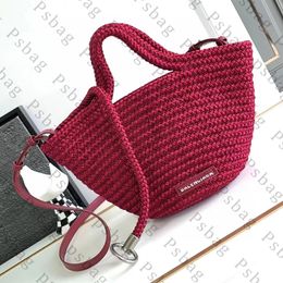 Pink sugao tote bag shoulder crossbody bags handbags luxury designer nylon knit pocket women fashion top quality large capacity shopping bag purse ojh-231206-245