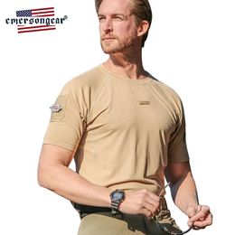 Shirt Emersongear Blue Label Mens Training Shirt Stretched Quick Dry Shirt Outdoor Sports Hunting Climbing Skin Friendly Active Shirt