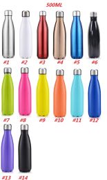 All-match Newest Vacuum Cup Coke Mug Stainless Steel Bottles Insulation Cup Thermoses Fashion Movement Veined Water Bottles