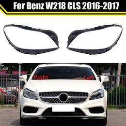 Car Front Headlamp Caps for Mercedes-benz CLS W218 2016 2017 Glass Headlight Cover Auto Lampshade Lampcover Lamp Lens Shell