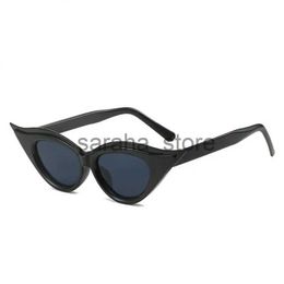 Sunglasses Sunglasses Girl Hip-hop Model Runway Show Personalised Glasses Cat Eye Sunglasses J231218