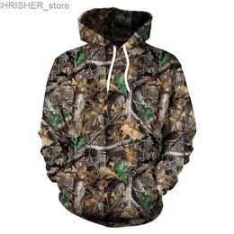 Tactical Jackets 2021 Spring And Autumn Maple Leaves Camouflage 3D Hoodies Men Women Outdoor Fishing Camping Hunting Clothing Unisex Hooded CoatsL231218