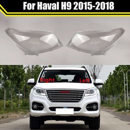 Car Headlight Cover for Great Wall Haval H9 2015 ~2018 Auto Headlamp Lampshade Lampcover Head Lamp Light Covers Glass Lens Shell