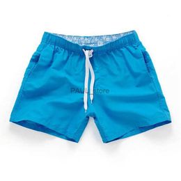 Men's Shorts 2021 Summer Swimsuit Beach Shorts Quick Dry Sexy Swimming Trunks For Men Swimwear Boxer Short Mens Swim Briefs Surf BoardshortsL231218