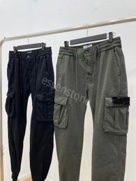Cargo Pants Badge Patches Mens Track Stone Pant Fashion Letters Stone Designer Jogger Pants Zipper Fly Long Sports Trousers stoneislands cargo 29-40