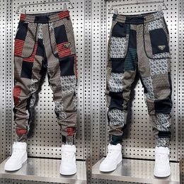 Mens Pants Joggers Men Designer Brand Hip Hop Streetwear in Fashion Loose Plaid Floral Trousers Harajuku Outdoor Casual Sweatpant 231218