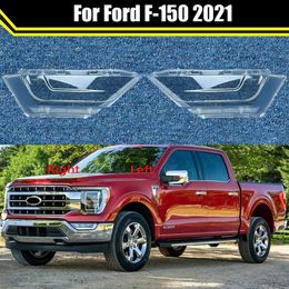 Auto Foglamp Shell for Ford F-150 2021 Car Front Foglight Lens Cover Lampshade Glass Lampcover Caps Fog Light Mask