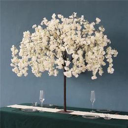 Cherry Tree Simulation Plant Fake Simulated Flower Tree Living Room Hotel Wedding Decoration Home Party Furnishing 119