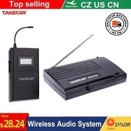 Earphones Takstar Wpm200 Wireless Audio Monitor System 50m Transmission Distance Inear Stereo Headphones Transmitter Receiver for Guitar