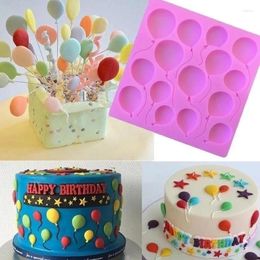 Baking Moulds Aouke 1PC Balloons Shape Silicone Cake Decorating Mould Candy Chocolate Cookies Biscuits Pastry Kitchen Tools