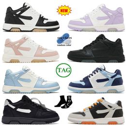 top out of office low sneakers designer ooo tops flats offs black white green calf leather Beige arrow Plate-forme skate men women walking virgil trainers