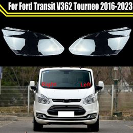 Auto Headlight Cover Headlamp Shell Car Glass Lens Lampshade Transparent Shade Mask for Ford Transit V362 Tourneo 2016-2023