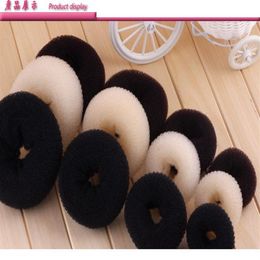 20pcs Hair Volumizing Scrunchie Donut Ring Style Bun Scrunchy Sock Poof Bump It Snooki262k