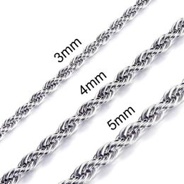 ed chain necklace mens stainless steel fashion necklaces link chain for Jewellery long necklace gifts for women Accessories259m