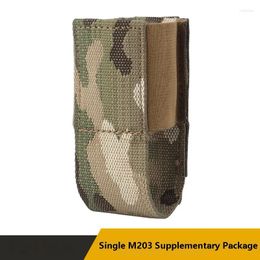 Hunting Jackets Single M203 Grenade Pouch Molle Webbing Fixation Suitable For Various System Tactical Equipment