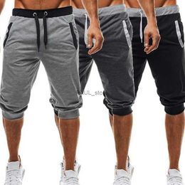 Underpants Men Pants Summer Harem Slacks Shorts Sport Sweatpants Drawstring Jogger Trousers Sportswear Slim Fit Black Jogger For Daily WorkL231218