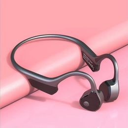 Earphones Pro9 Bone Conduction Headphones Bluetooth 5 0 Wireless Earbuds with IP56 Waterproof Sports Titanium OpenEar Wireless Headset204l